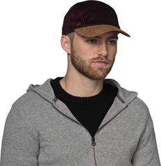 COLTON IN CORDUROY FAUX SUEDE CAP HAT - Men's