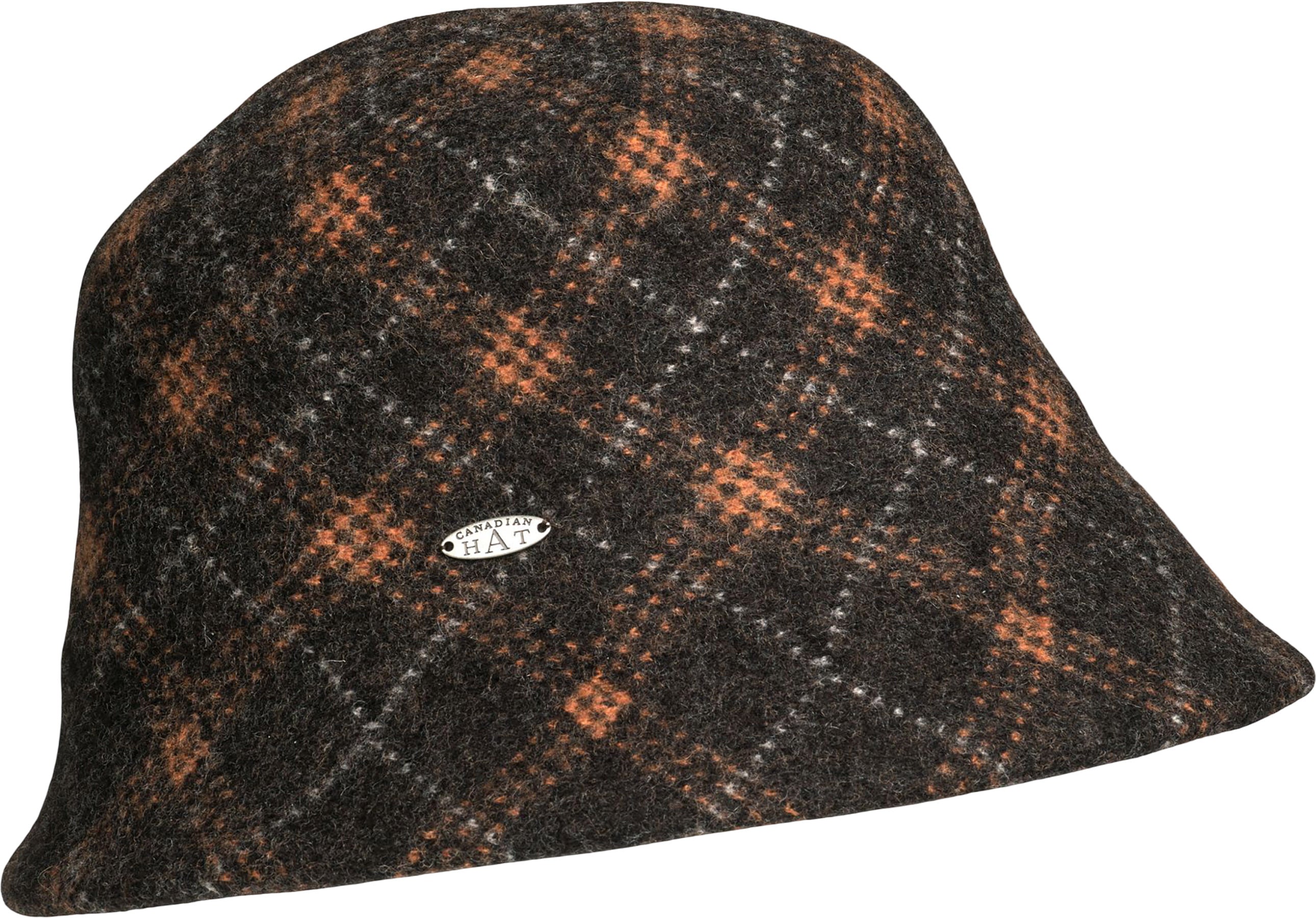 CAMIYAH - JACQUARD PLAID CLOCHE HAT - Women's