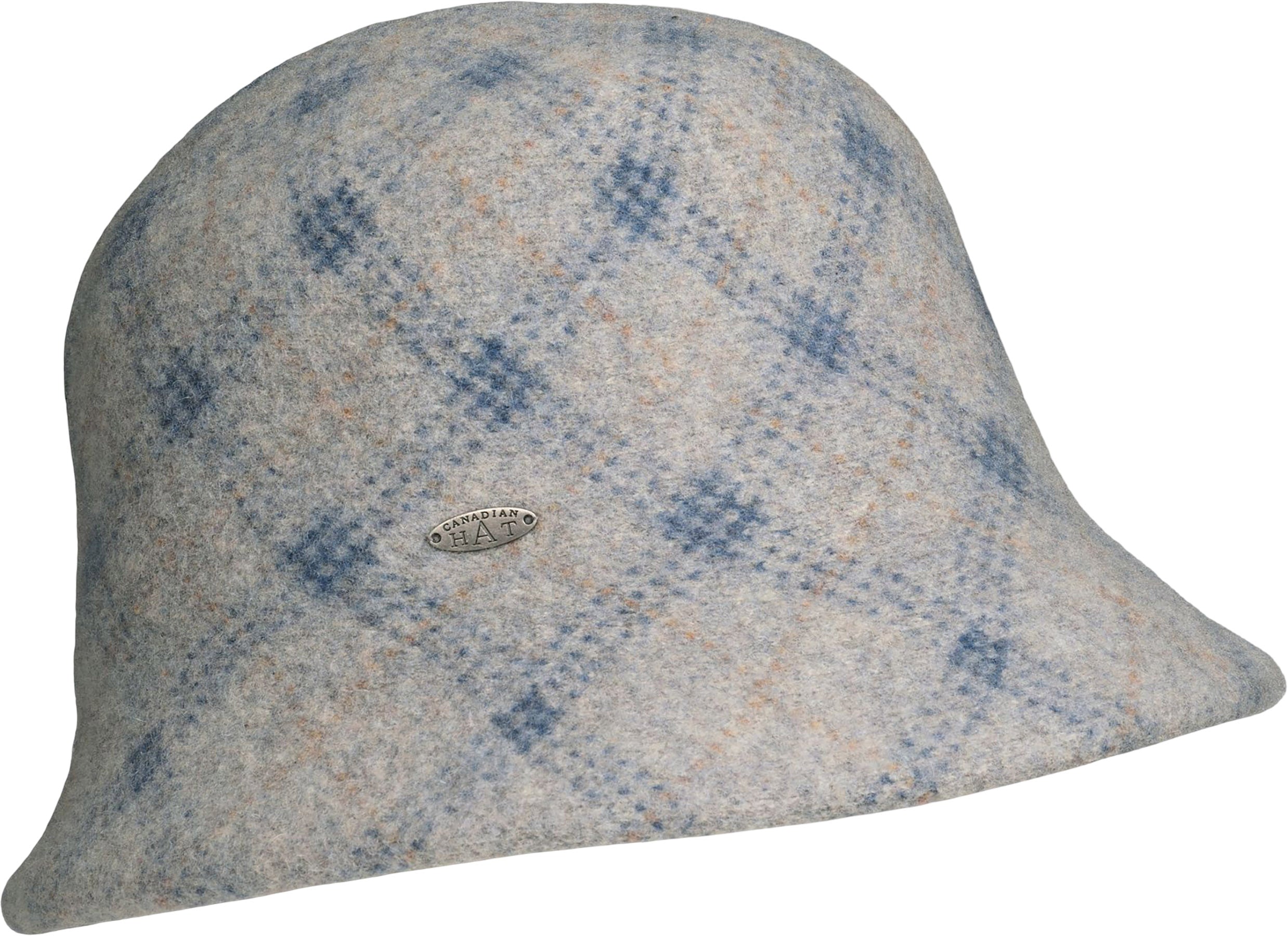 CAMIYAH - JACQUARD PLAID CLOCHE HAT - Women's