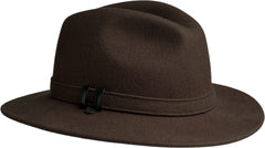 WILL T - PACKABLE  FELT FEDORA HAT - Unisex