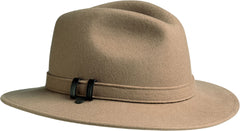 WILL T - PACKABLE  FELT FEDORA HAT - Unisex