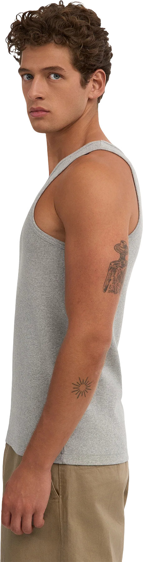 Organic Rib Tank Top - Men's