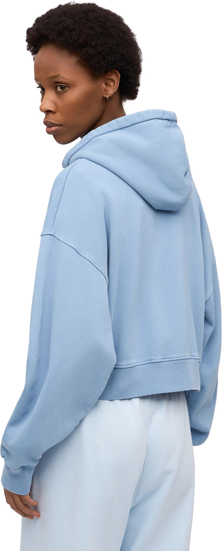 Organic Crop Zip Hood - Women's