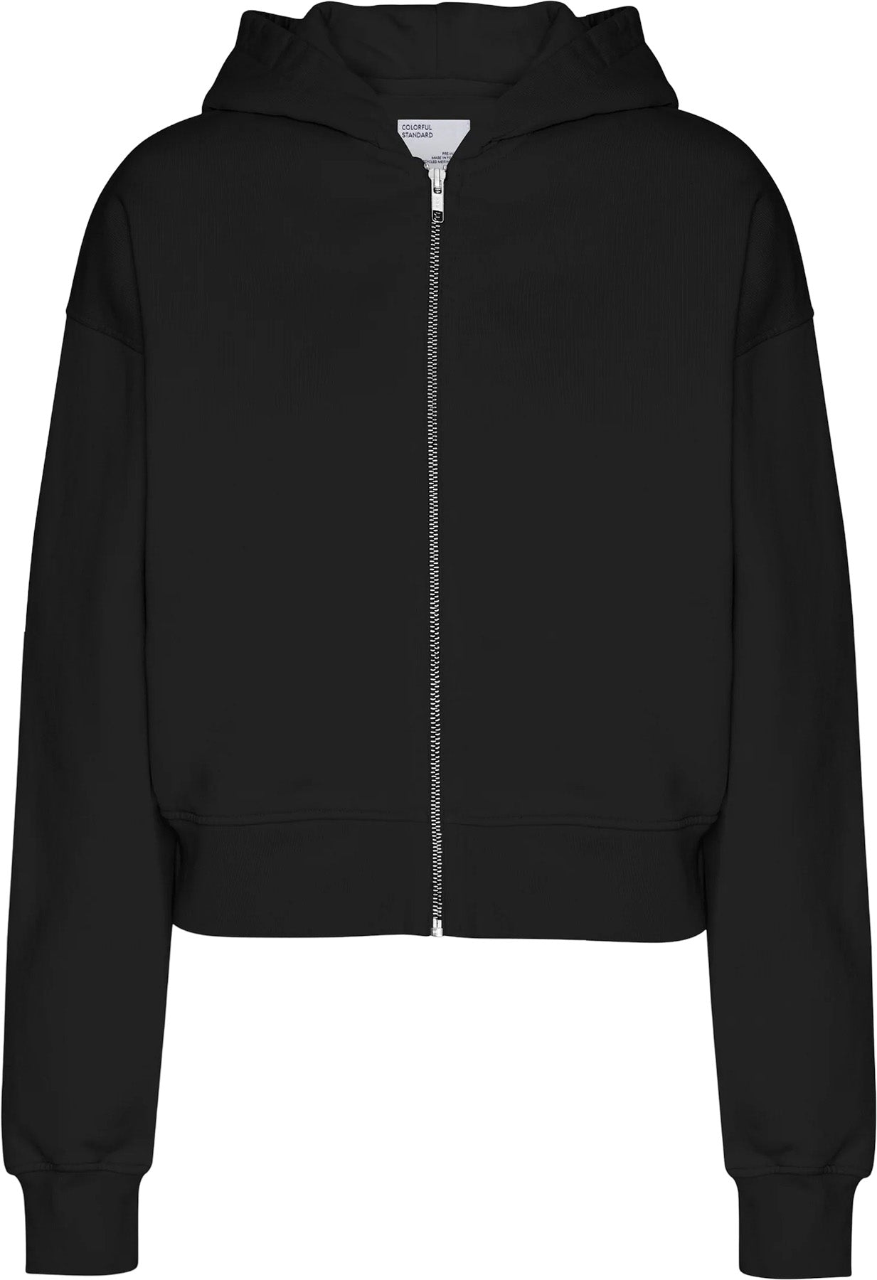 Organic Crop Zip Hood - Women's