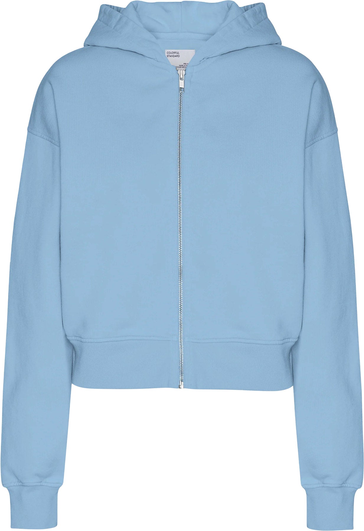 Organic Crop Zip Hood - Women's