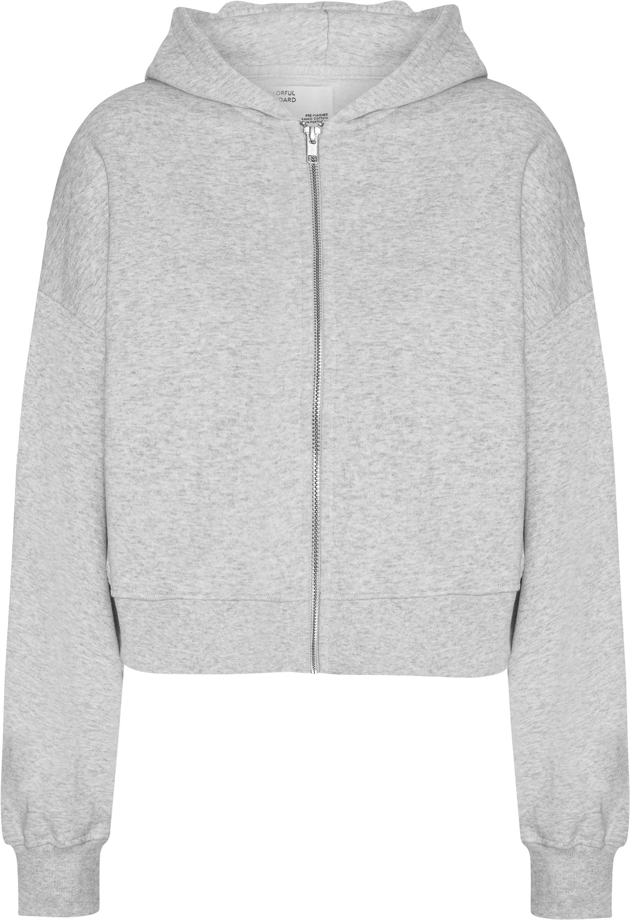 Organic Crop Zip Hood - Women's
