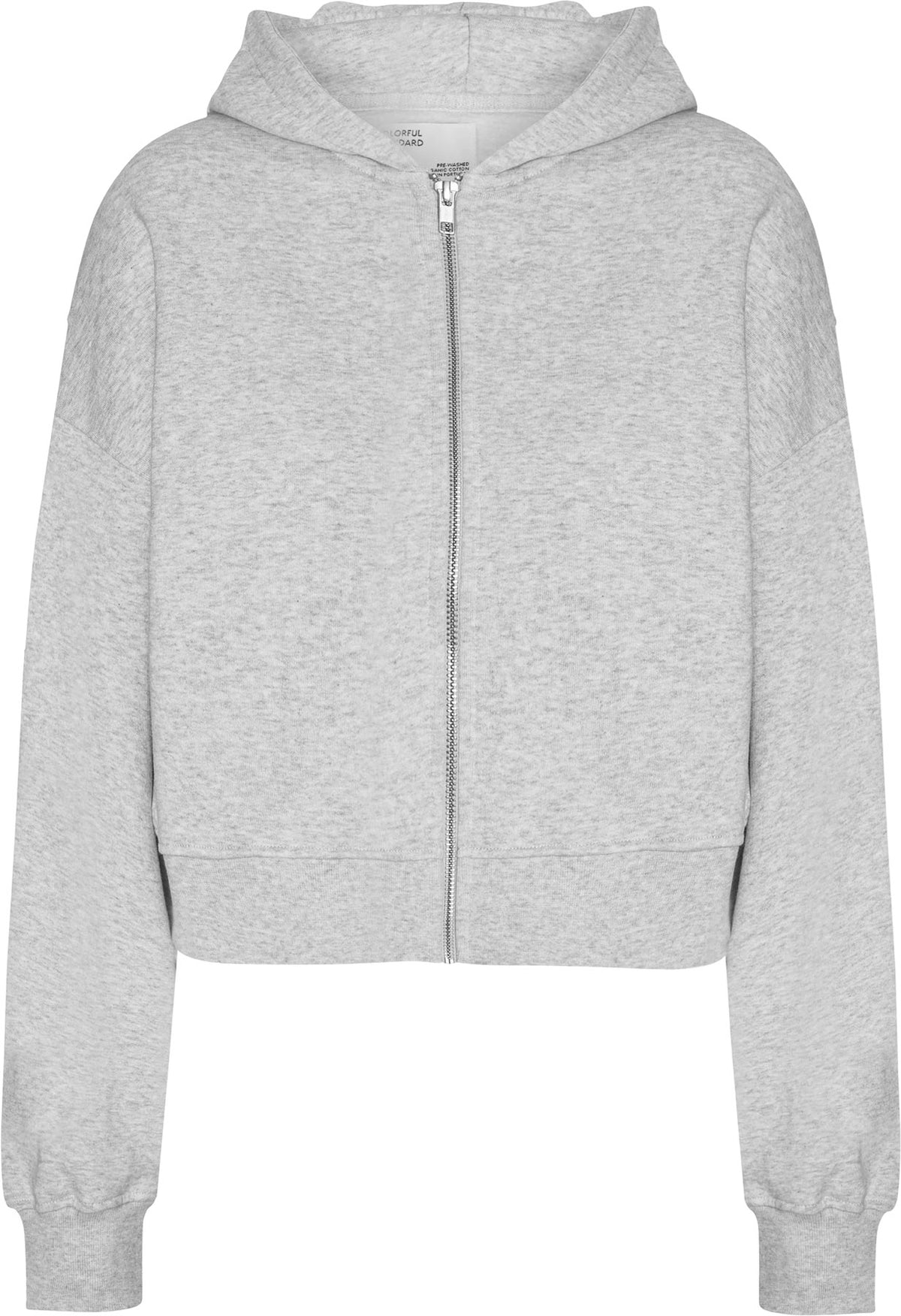 Organic Crop Zip Hood - Women's