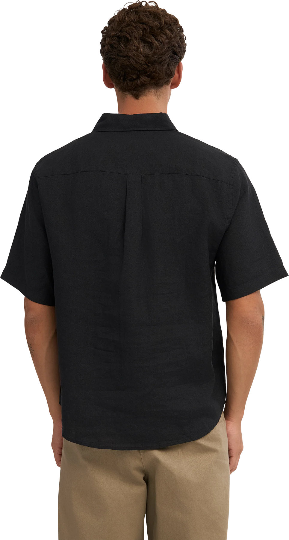 Linen Short Sleeve Shirt - Men's