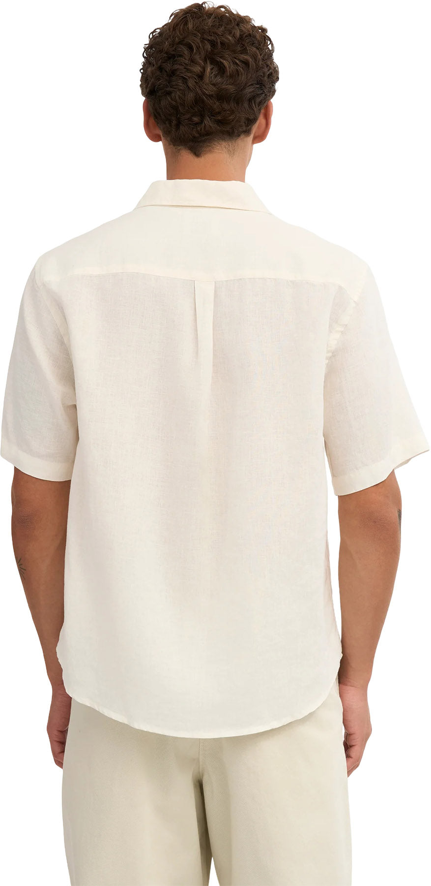 Linen Short Sleeve Shirt - Men's