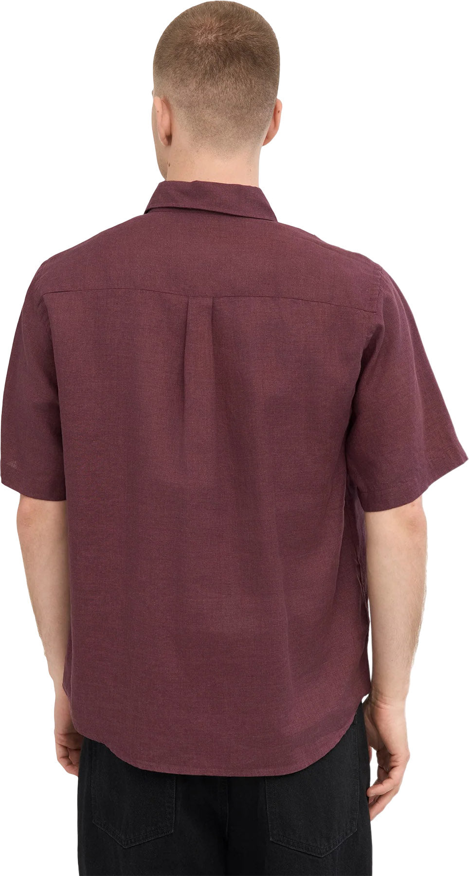 Linen Short Sleeve Shirt - Men's