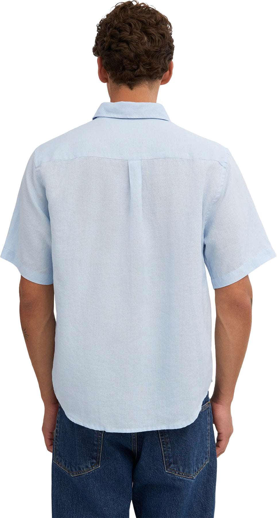 Linen Short Sleeve Shirt - Men's