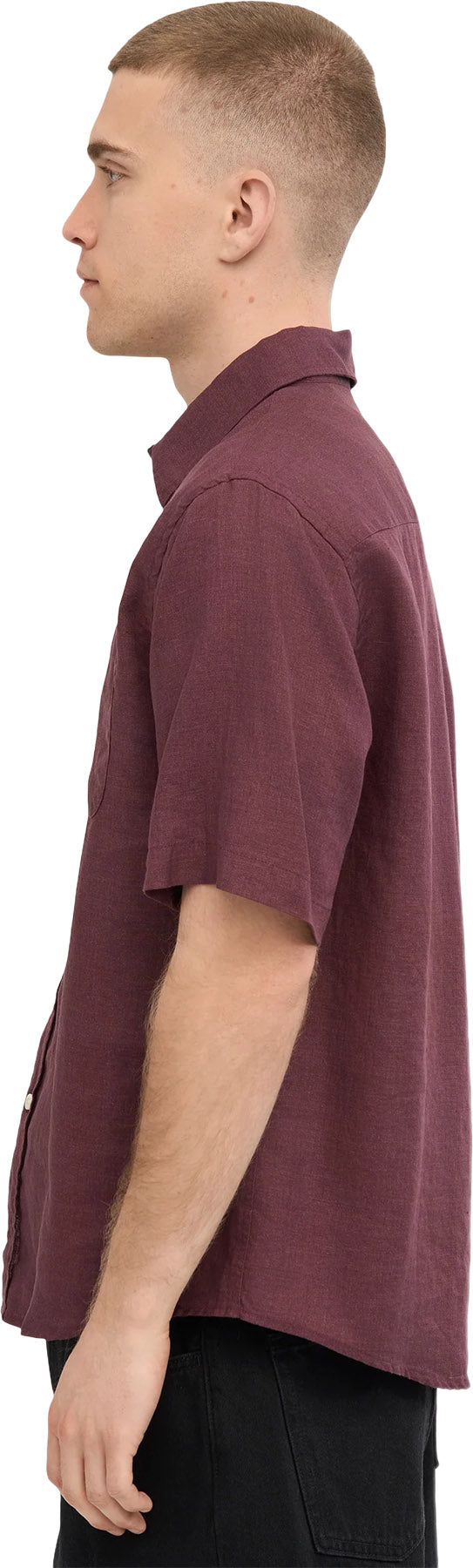 Linen Short Sleeve Shirt - Men's