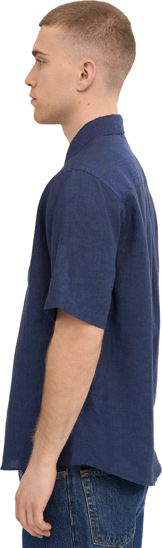 Linen Short Sleeve Shirt - Men's