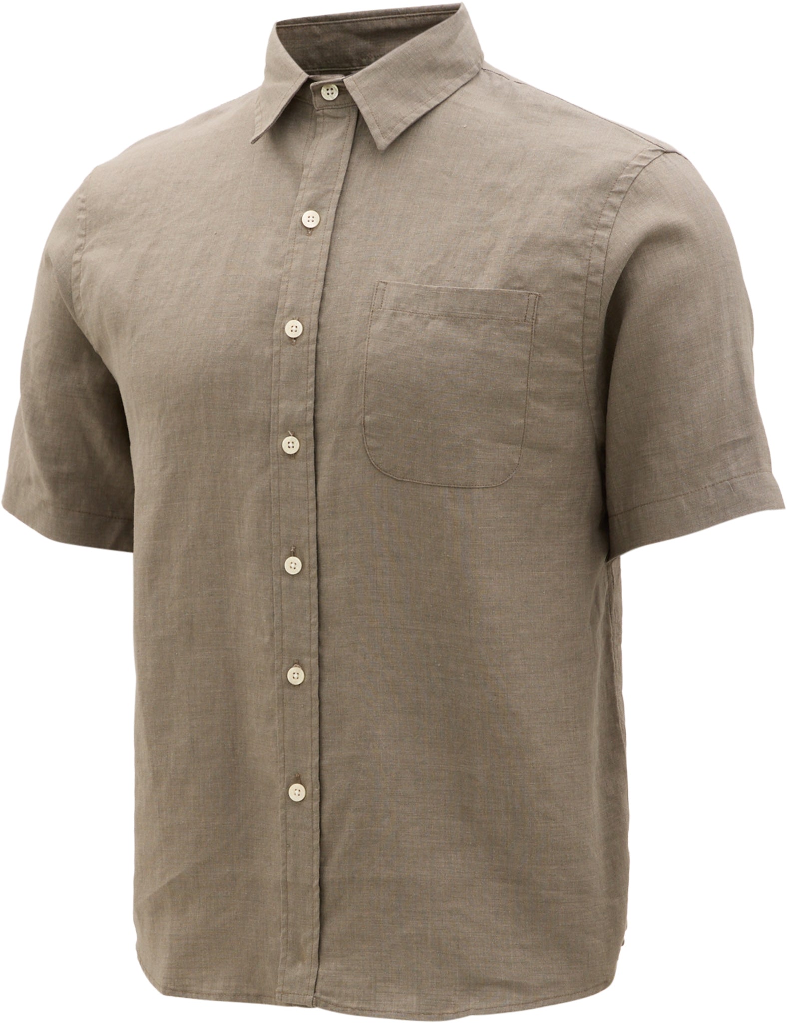 Linen Short Sleeve Shirt - Men's