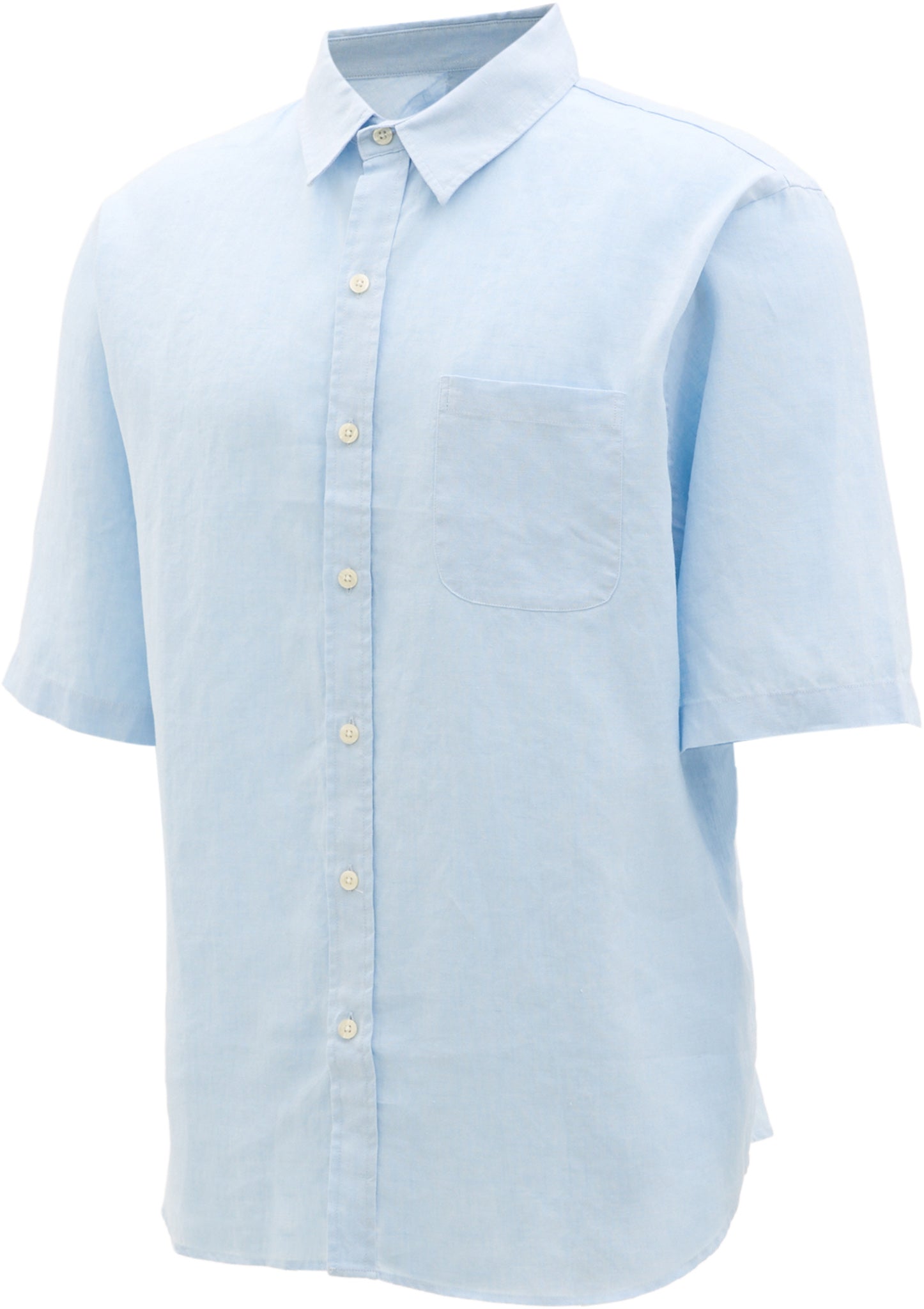 Linen Short Sleeve Shirt - Men's