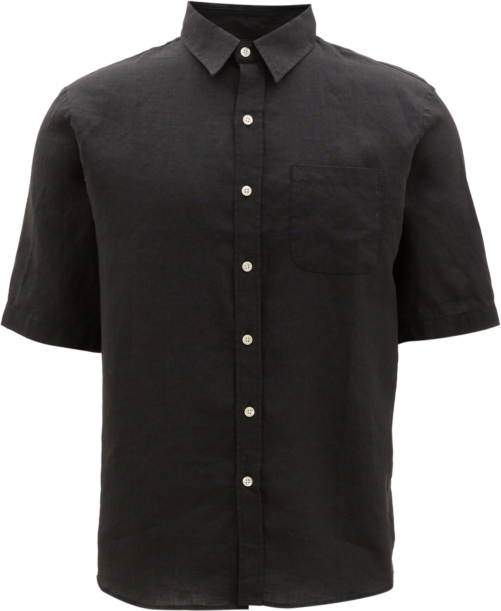 Linen Short Sleeve Shirt - Men's