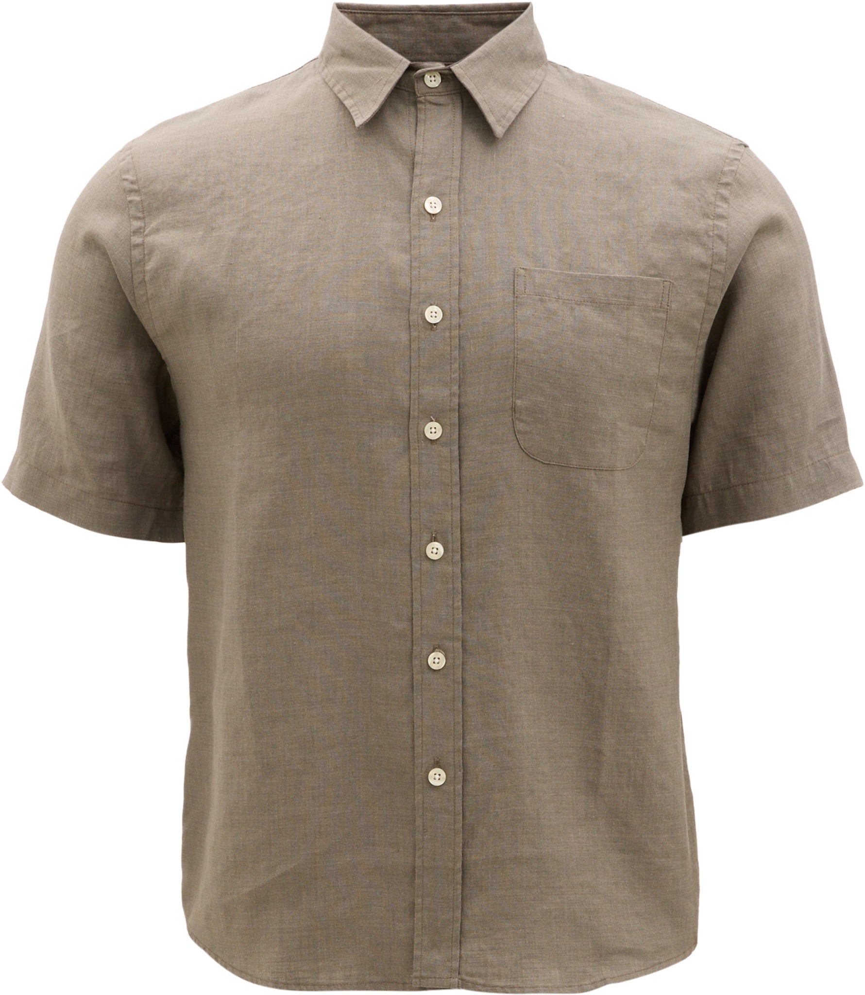Linen Short Sleeve Shirt - Men's