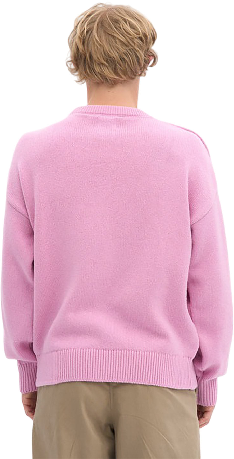 Oversized Merino Wool Crewneck Sweater - Unisex