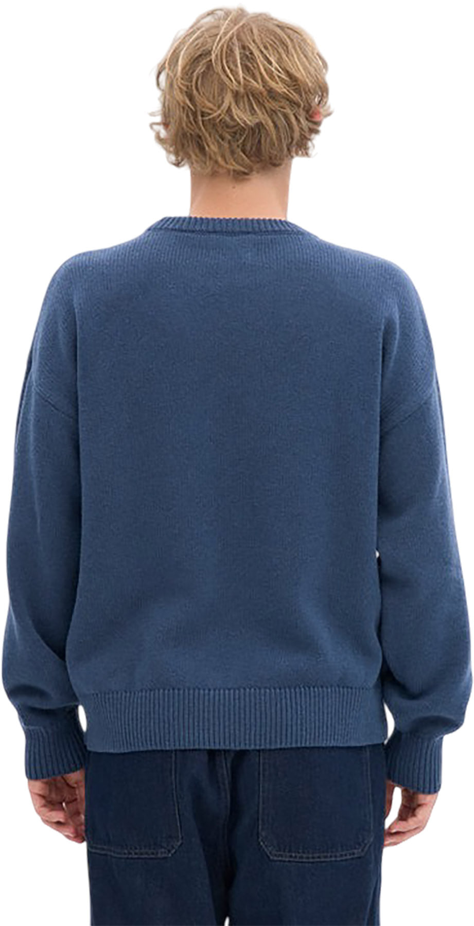 Oversized Merino Wool Crewneck Sweater - Unisex