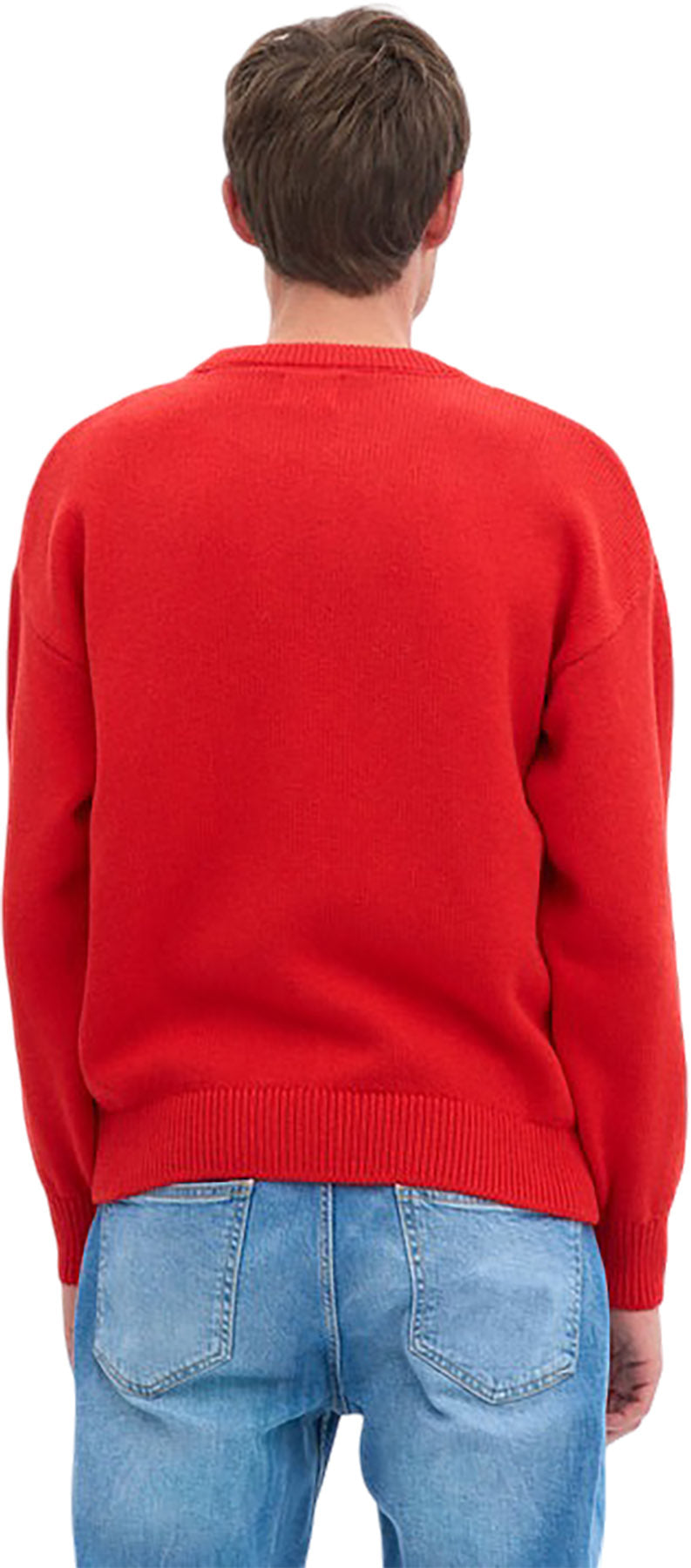 Oversized Merino Wool Crewneck Sweater - Unisex