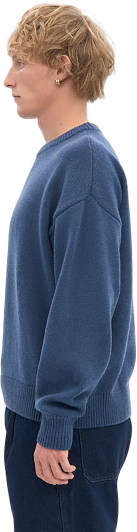 Oversized Merino Wool Crewneck Sweater - Unisex
