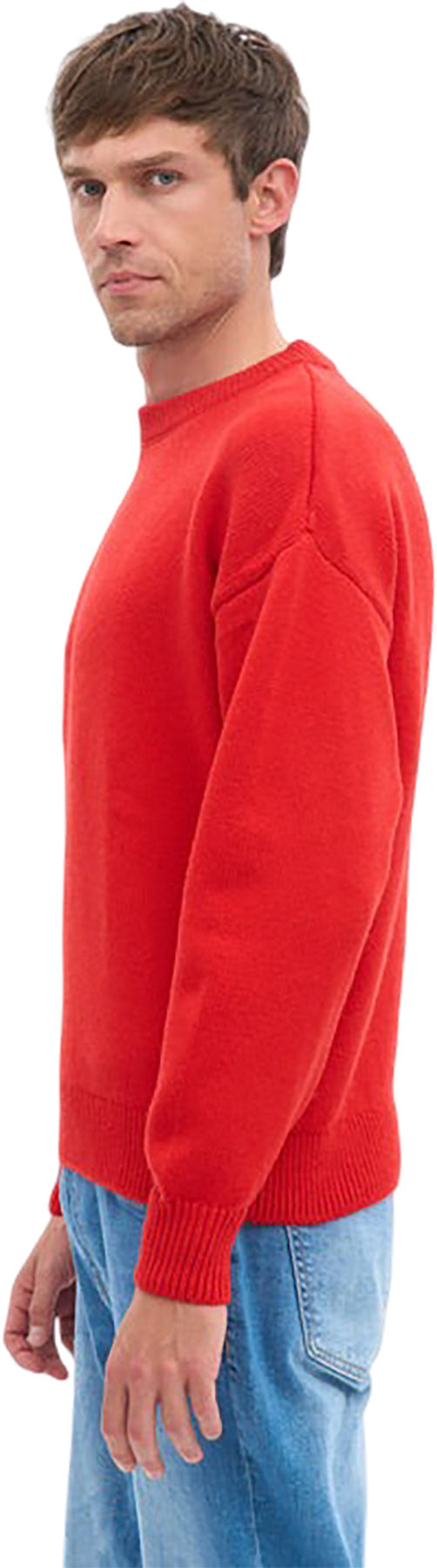 Oversized Merino Wool Crewneck Sweater - Unisex