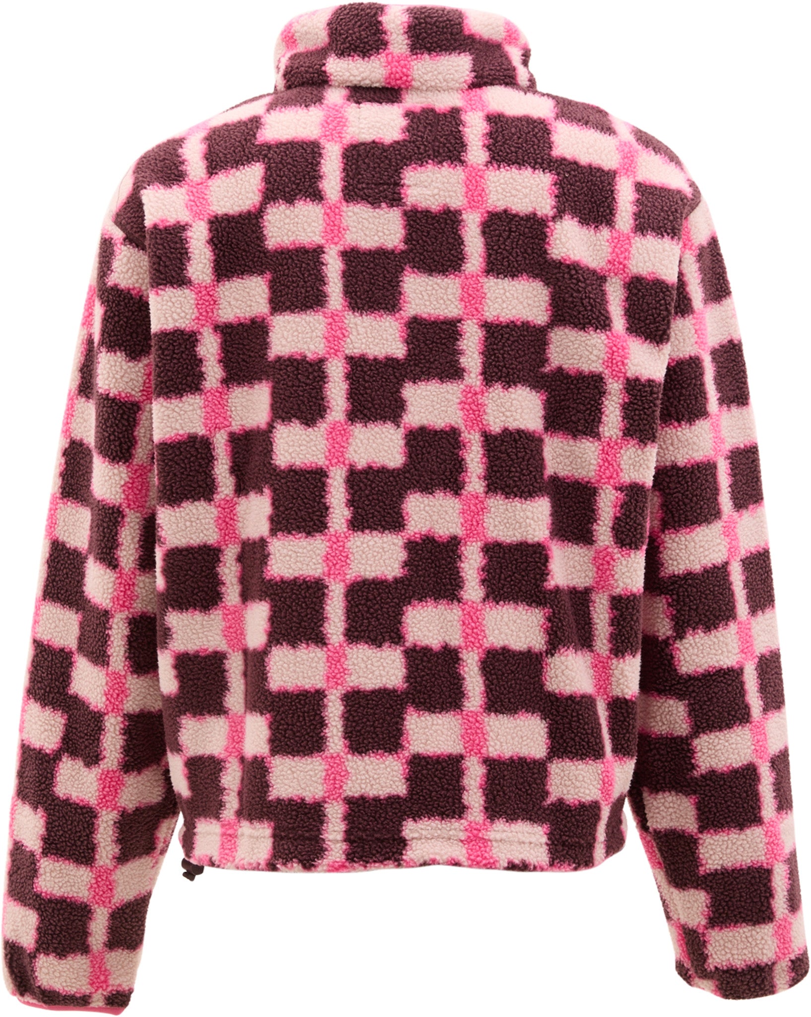 Helvetia II Printed Cropped Half Snap Fleece Pullover - Women's