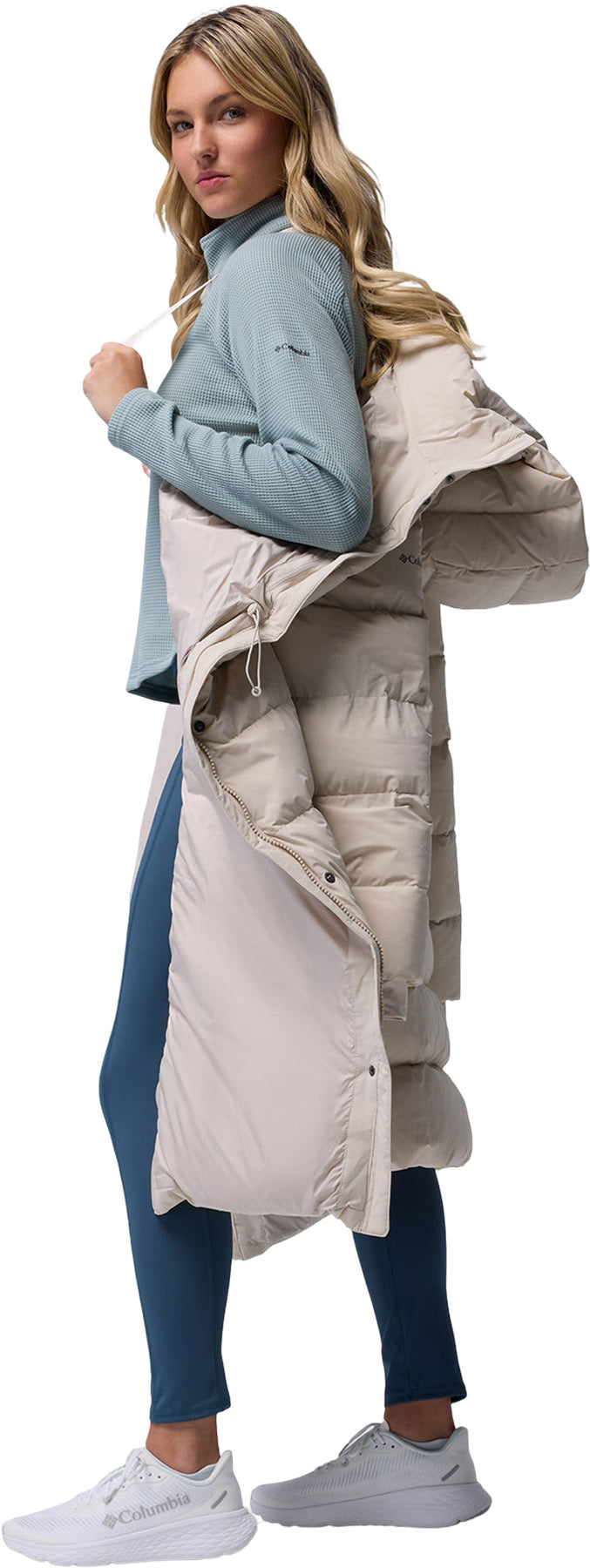 Amaze Puff Long Hooded Jacket - Women's
