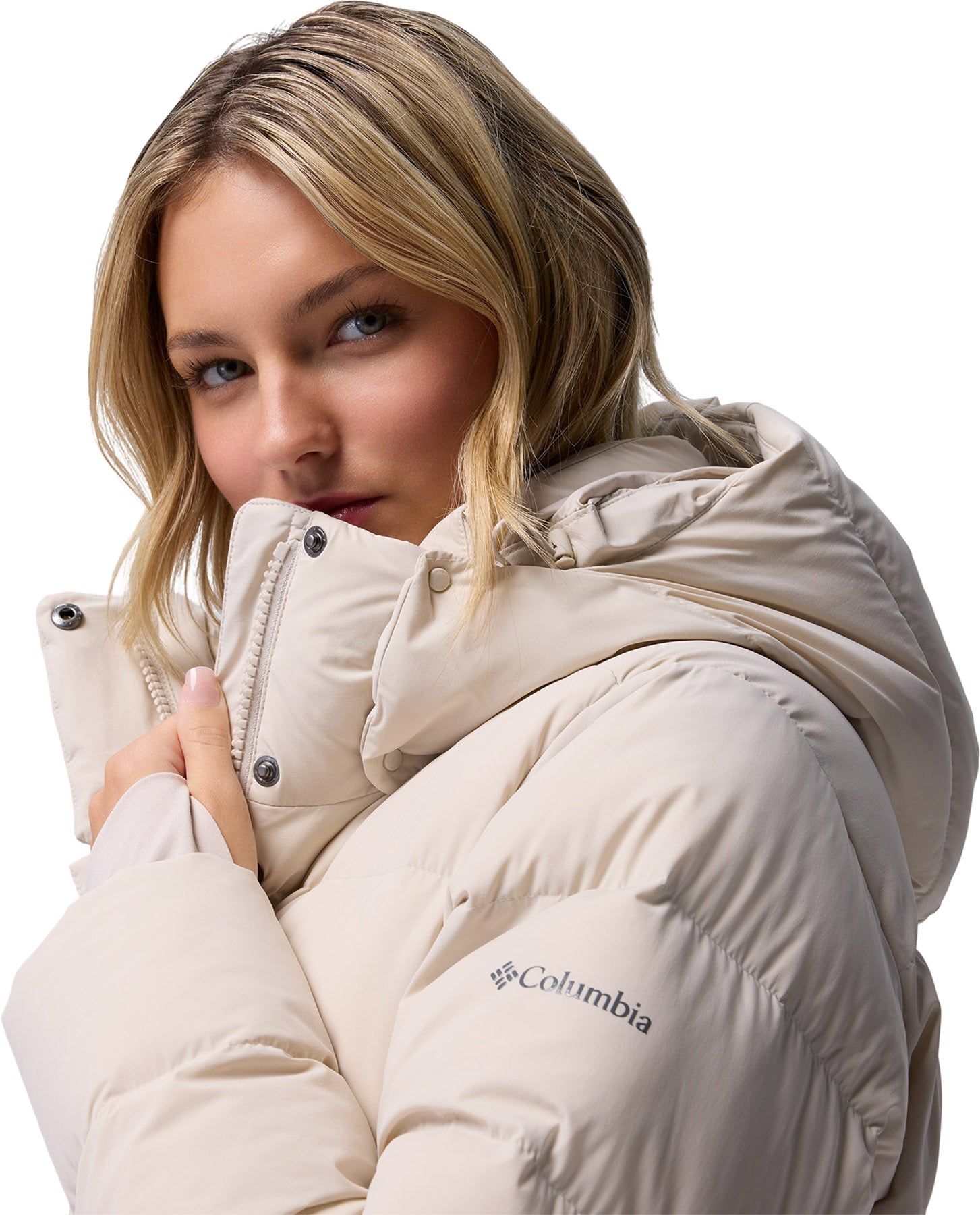 Amaze Puff Long Hooded Jacket - Women's
