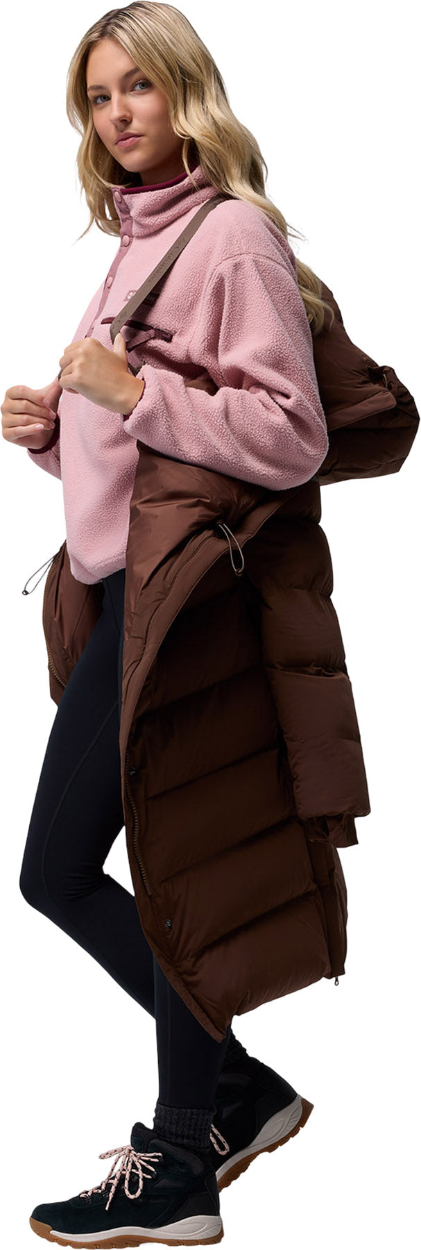 Amaze Puff Long Hooded Jacket - Women's