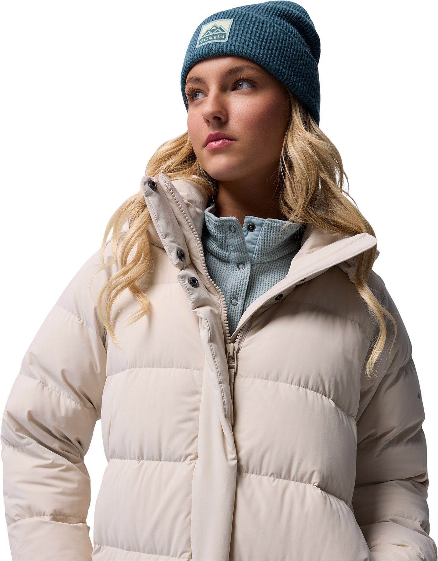 Amaze Puff Long Hooded Jacket - Women's