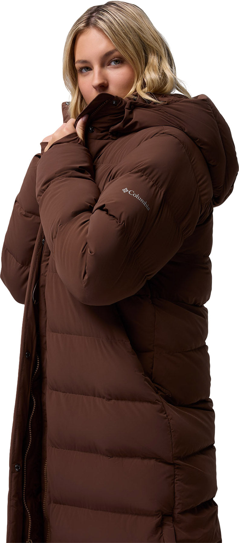 Amaze Puff Long Hooded Jacket - Women's