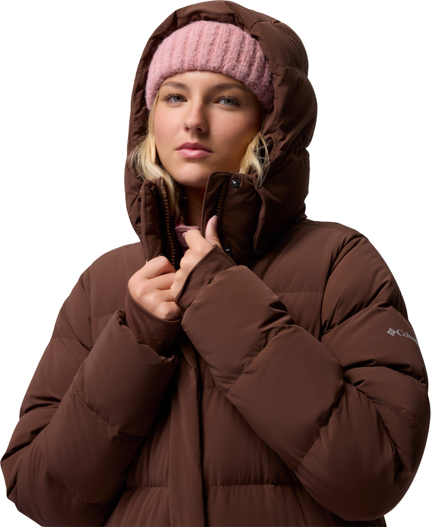 Amaze Puff Long Hooded Jacket - Women's