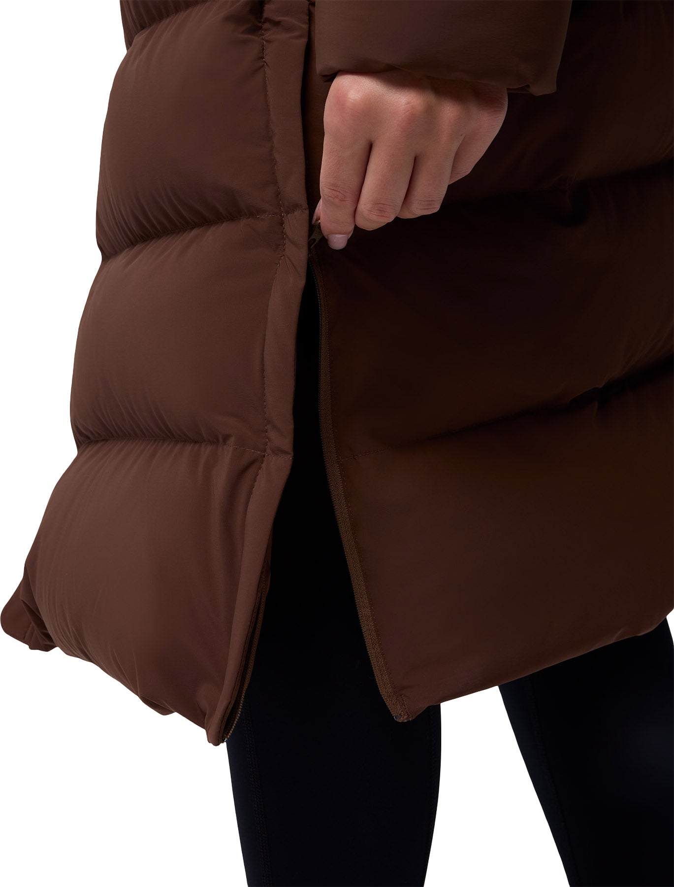 Amaze Puff Long Hooded Jacket - Women's