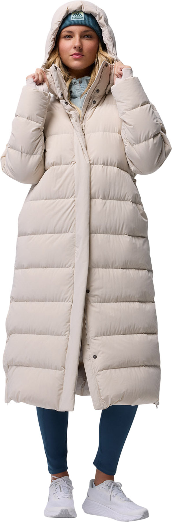 Amaze Puff Long Hooded Jacket - Women's