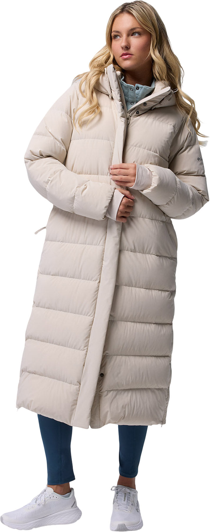 Amaze Puff Long Hooded Jacket - Women's