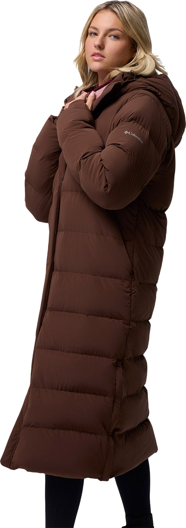Amaze Puff Long Hooded Jacket - Women's