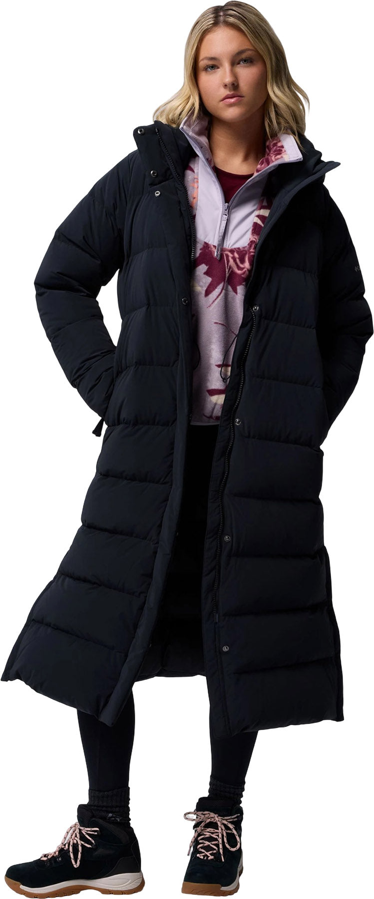 Amaze Puff Long Hooded Jacket - Women's