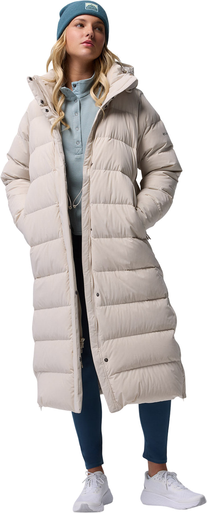 Amaze Puff Long Hooded Jacket - Women's