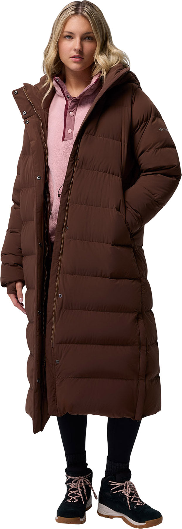 Amaze Puff Long Hooded Jacket - Women's