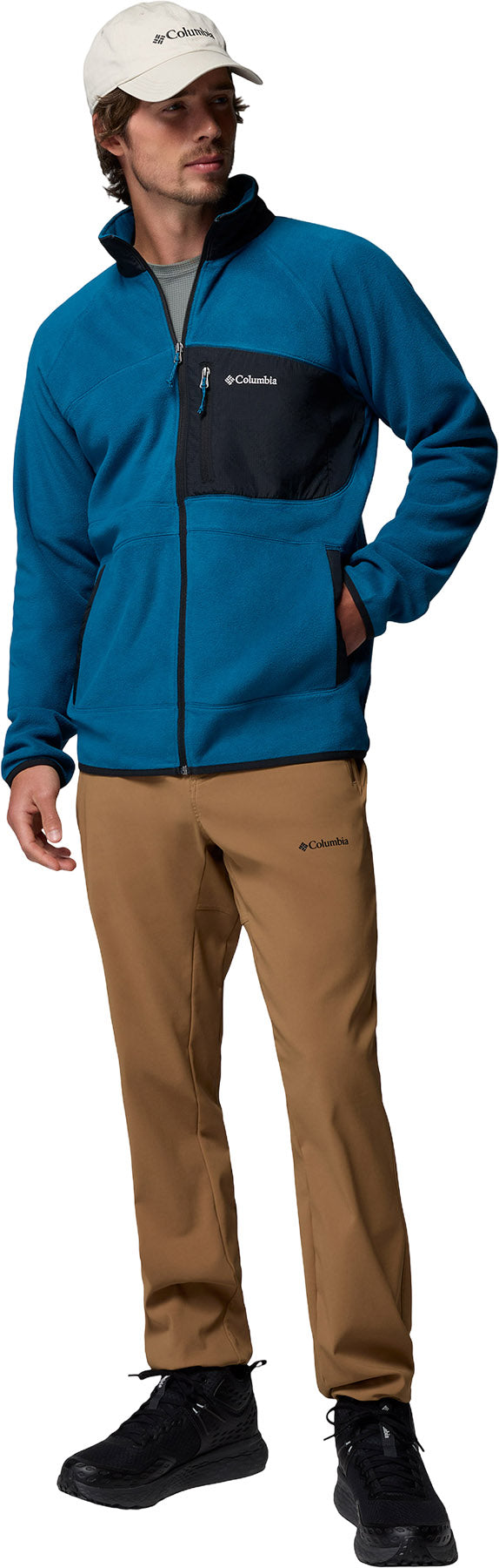 Fast Trek Overlay Full Zip Fleece Jacket - Men's