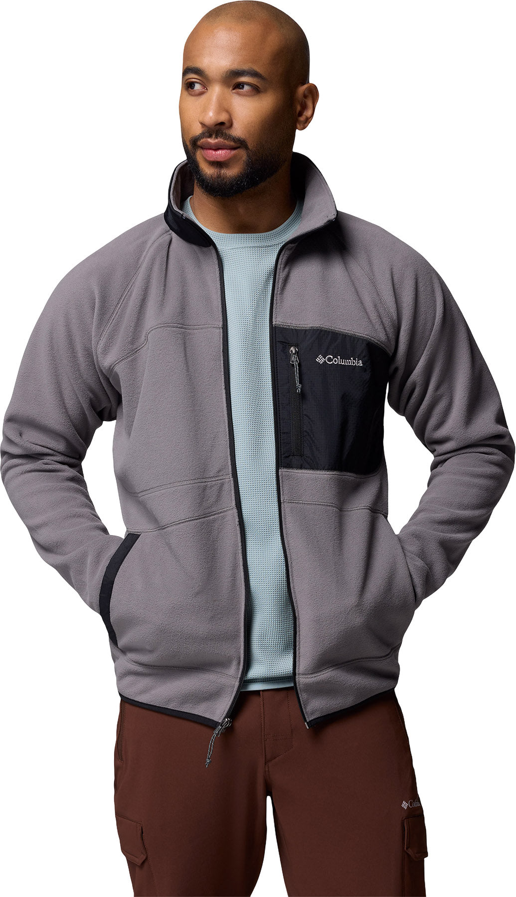 Fast Trek Overlay Full Zip Fleece Jacket - Men's