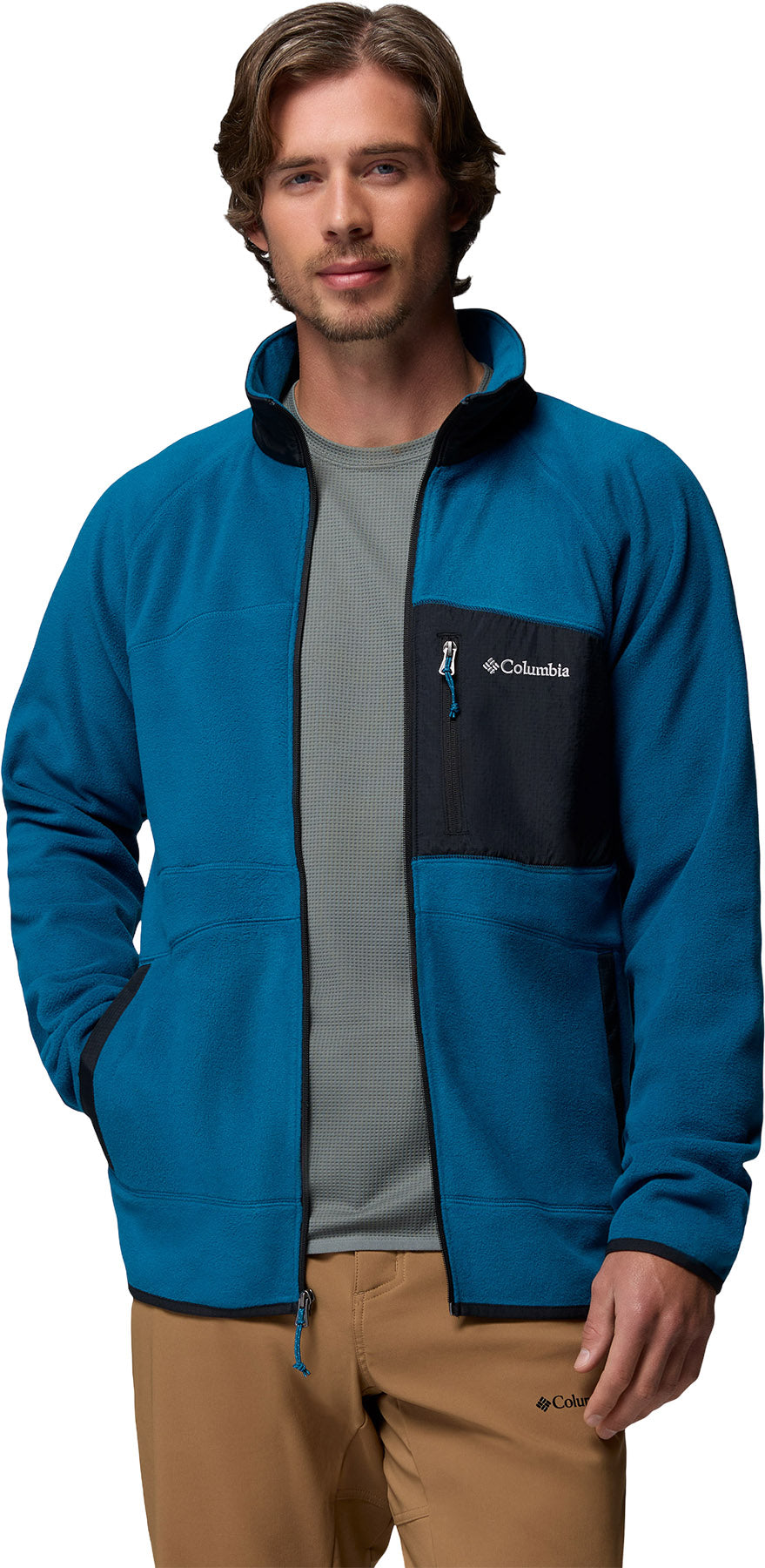 Fast Trek Overlay Full Zip Fleece Jacket - Men's