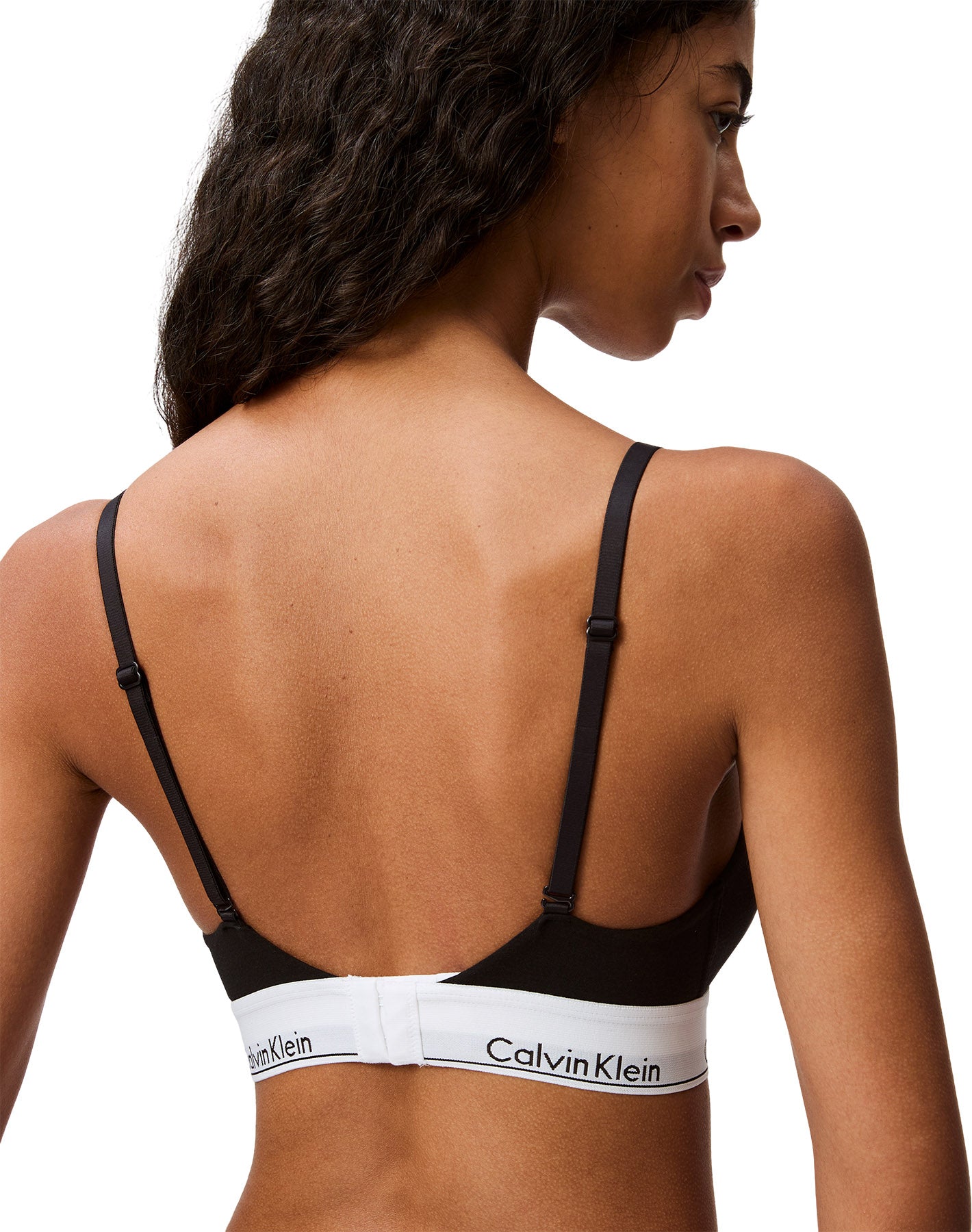 Modern Cotton Lightly Lined Triangle Bralette - Women's