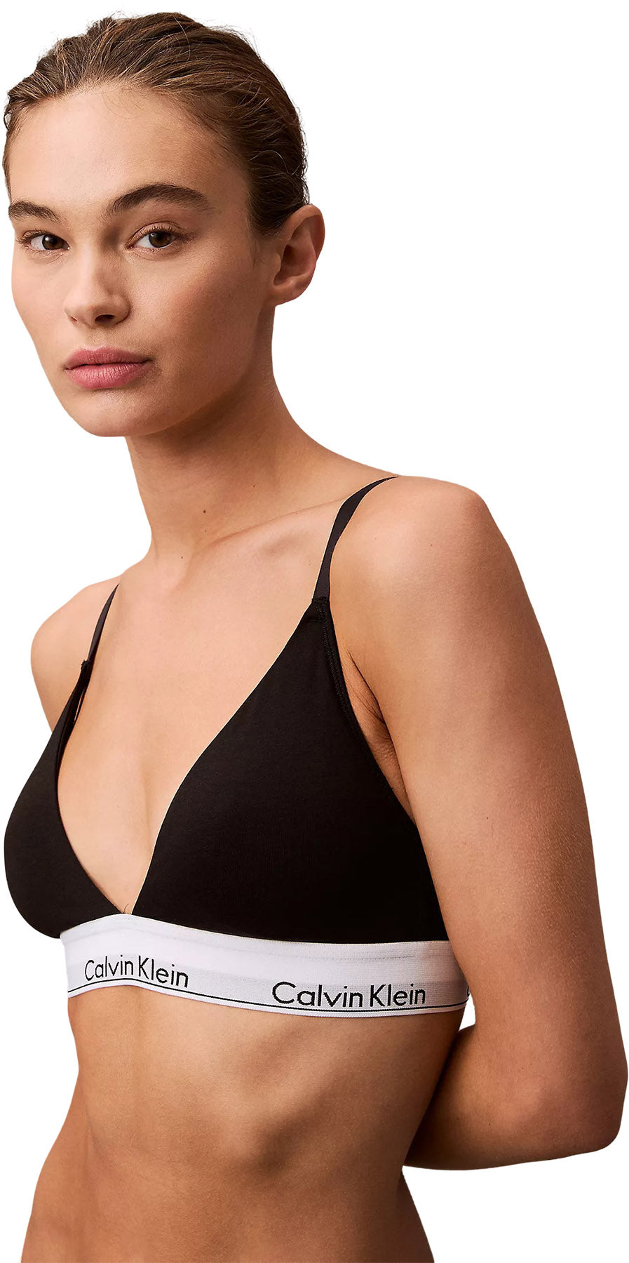 Modern Cotton Lightly Lined Triangle Bralette - Women's