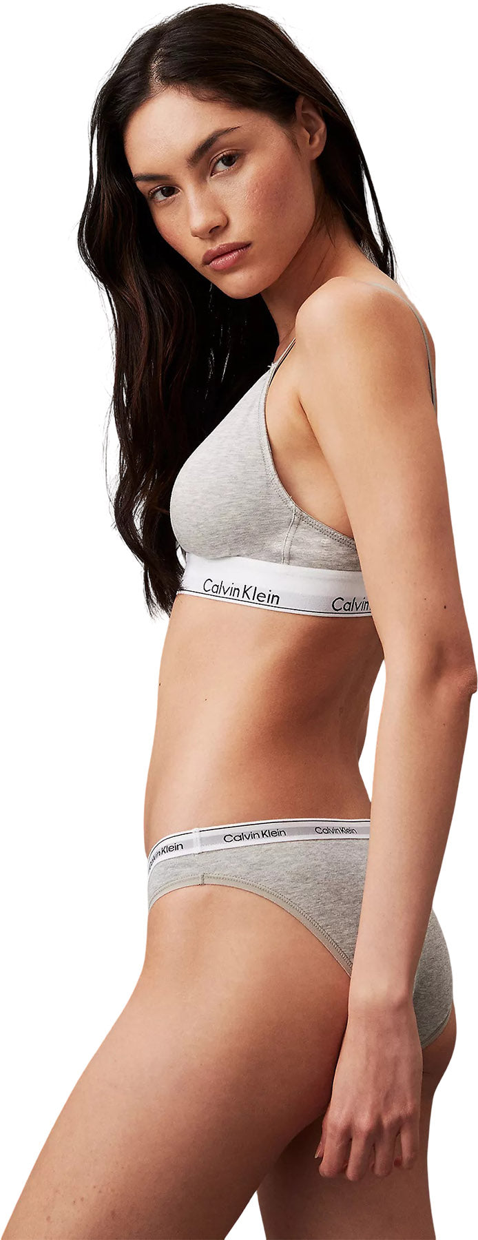 Modern Cotton Lightly Lined Triangle Bralette - Women's