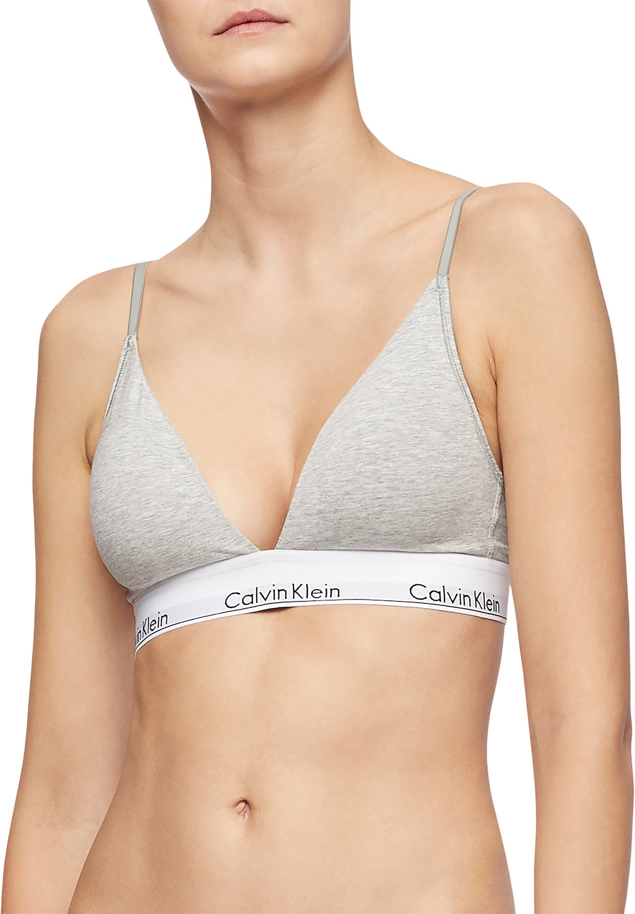 Modern Cotton Lightly Lined Triangle Bralette - Women's