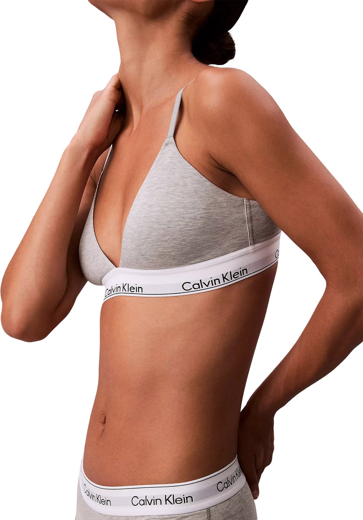 Icon Cotton Modal Lightly Lined Triangle Bralette - Women's