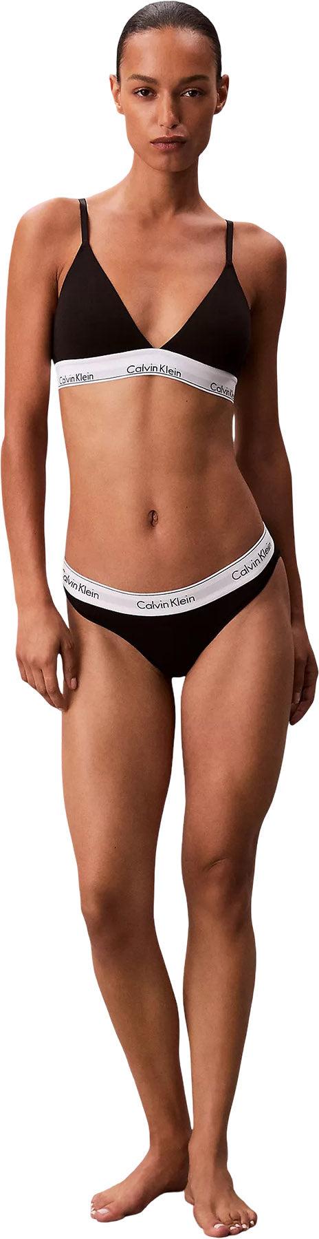 Icon Cotton Modal Lightly Lined Triangle Bralette - Women's