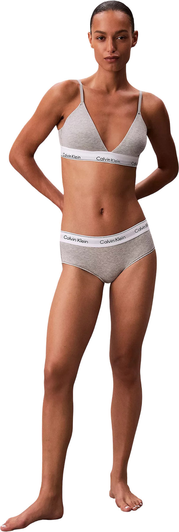 Icon Cotton Modal Lightly Lined Triangle Bralette - Women's